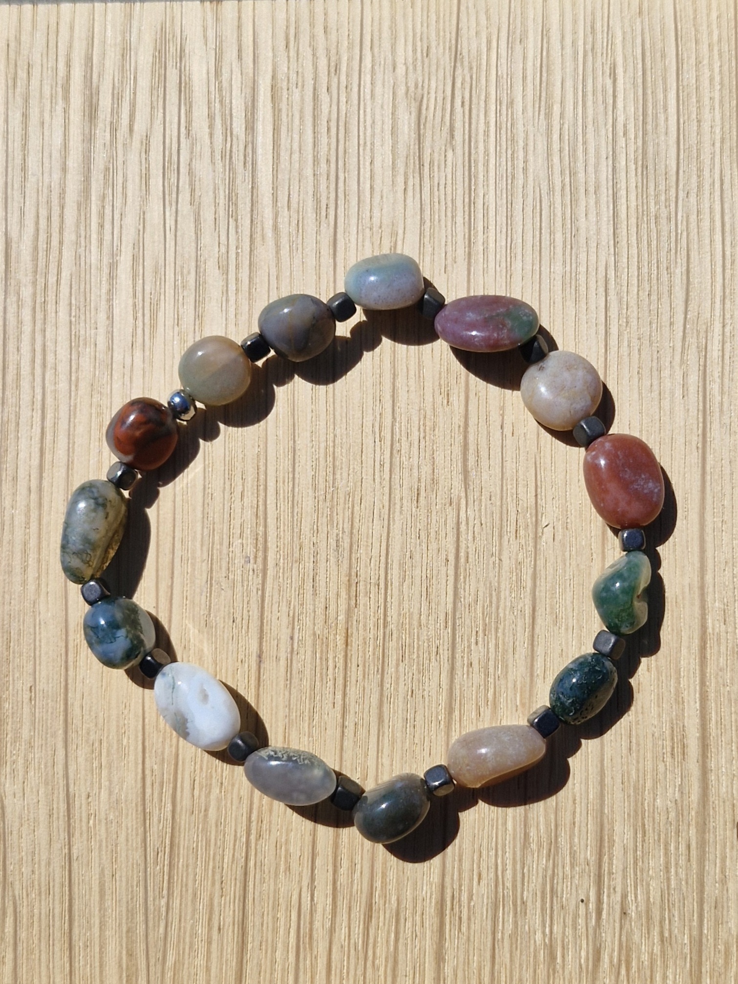 Indian Agat armbånd
