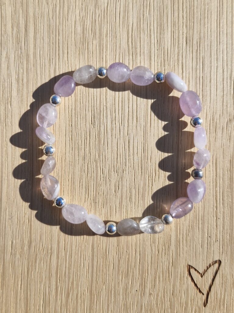 Lavendel Jade armbånd