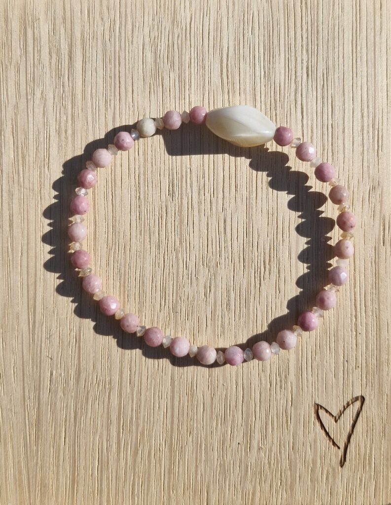 Rhodonite armbånd