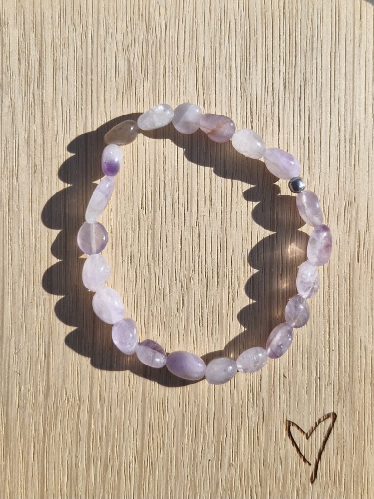 Lavendel Jade armbånd
