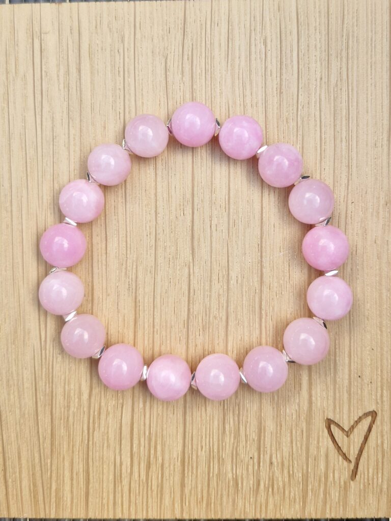 Pink Jade armbånd